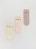 Buciki dla niemowląt - Reserved - Skarpetki 3 pack - wielobarwny - miniaturka - grafika 1