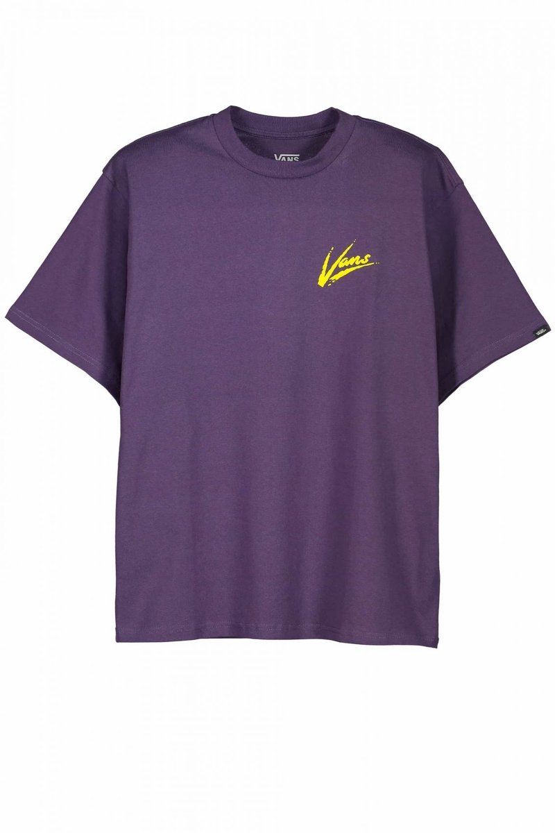 t-shirt uomo vans vn000k42 brush script 11e1 grap