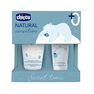 Chicco Natural Sensation Sweet Time zestaw balsam 150ml + krem do twarzy 50ml - Zestawy kosmetyków damskich - miniaturka - grafika 1
