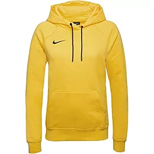 Bluzy damskie - Nike Damska bluza z kapturem Park 20 Tour żółty/czarny/czarny L CW6957 - grafika 1
