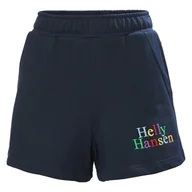 Spodenki damskie - Damskie Spodenki HELLY HANSEN W CORE SWEAT SHORTS 54081_597 – Granatowy - miniaturka - grafika 1