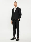 Garnitury - Jack&Jones Garnitur Solaris 12148166 Czarny Super Slim Fit - miniaturka - grafika 1