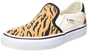 Vans Damskie sneakersy Asher Deluxe, Zwierzęcy diagonalny brązowy biały, 38.5 EU - Sneakersy damskie - miniaturka - grafika 1