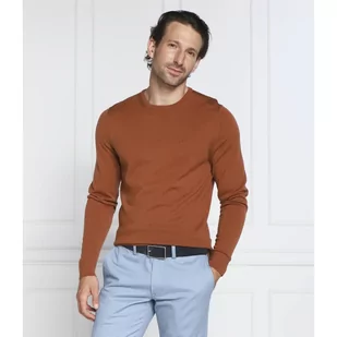 Calvin Klein Wełniany sweter | Regular Fit - Swetry męskie - miniaturka - grafika 1
