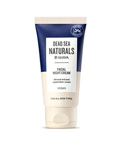 Dead Sea Naturals krem na noc - nawilżający i regenerujący krem do twarzy, nawilżający nawilżający skórę - ujędrniający pielęgnację na noc, nawilżający, naturalna formuła - 50 ml - Kremy do twarzy - miniaturka - grafika 1