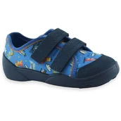 Buty dla chłopców - Chłopięce wygodne trampki na rzep do przedszkola Befado 907P164 Maxi - miniaturka - grafika 1