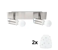 Lampy sufitowe - Eglo - LED Oświetlenie punktowe MY CHOICE 2xE14/4W/230V chrom/białe - miniaturka - grafika 1