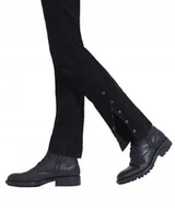 Botki damskie - THE KOOPLES CZARNE BOTKI DAMSKIE SKÓRA NATURALNA Z SUWAKIEM 37 3CD - miniaturka - grafika 1