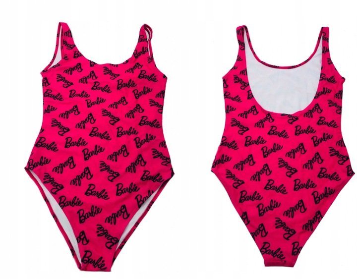 Barbie strój kąpielowy jednoczęściowy wielokolorowy r. XXS ZA579