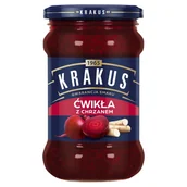 Sosy w słoikach - Krakus Ćwikła Z Chrzanem 300 G - miniaturka - grafika 1