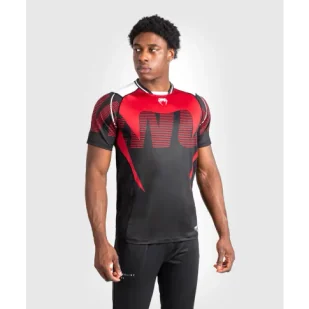 Venum Koszulka Techniczna Treningowa Adrenaline Dry Tech T-shirt Red - Kimona, stroje i obuwie - miniaturka - grafika 1