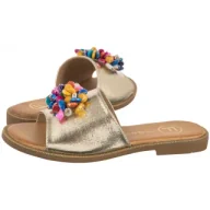 Klapki i japonki damskie - Klapki Złote DK6233/25 GO (FO165-a) Filippo - miniaturka - grafika 1