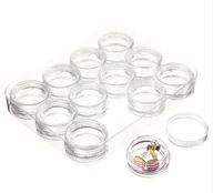 Biżuteria - akcesoria - POJEMNICZKI 12szt NA OZDOBY DO PAZNOKCI KASETKA - miniaturka - grafika 1