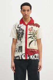 Puma koszula bawełniana PALAIS ARTISAN Shirt męska kolor beżowy relaxed 629392 - Koszule męskie - miniaturka - grafika 1