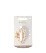 Ozdoby do włosów - Solida Haarklammer Perle, gold Klamry do włosów 1 szt. - miniaturka - grafika 1