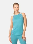 Koszulki sportowe damskie - KARI TRAA Top sportowy "Alma" w kolorze turkusowo-jasnoróżowym - miniaturka - grafika 1