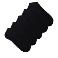 Skarpetki dla dzieci - Zestaw 5 par niskich skarpet dziecięcych Jack&Jones Junior Dongo 12186046 Czarny - miniaturka - grafika 1