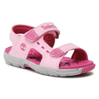 Sandały damskie - Timberland Sandały Moss Jump 2 Strap Sandal TB0A2AP2X82 Light Pink - grafika 1