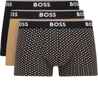 Majtki męskie - BOSS BLACK Bokserki 3-pack Trunk 3P Power Desig - miniaturka - grafika 1