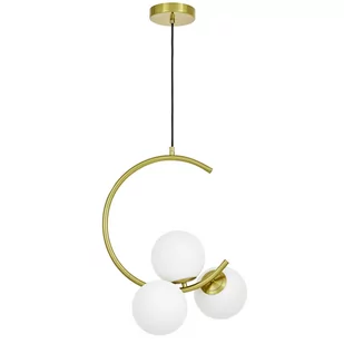 NOWOCZESNA LAMPA WISZĄCA MOSIĘŻNA BONIO W3 - Lampy sufitowe - miniaturka - grafika 1