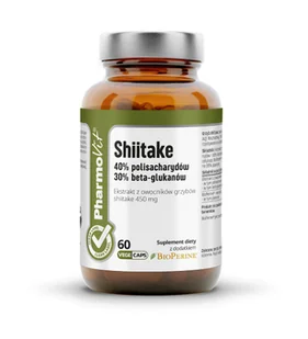 Pharmovit Grzyby shiitake ekstrakt (450 mg) suplement diety 60 kaps. - suplement - Suplementy naturalne - miniaturka - grafika 1