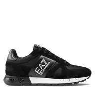 Sneakersy męskie - Sneakersy EA7 Emporio Armani X8X151 XK354 A120 Czarny - miniaturka - grafika 1