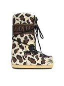 Buty dla dziewczynek - Moon Boot Śniegowce Mb Icon Animal 80D3400300 Brązowy - miniaturka - grafika 1