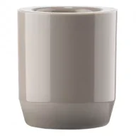 Pojemniki łazienkowe - Zone Denmark Kubek na szczoteczki do zębów 9 cm Suii Taupe 332185 Dwukolorowy - miniaturka - grafika 1