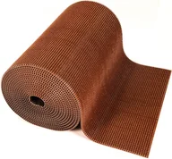 Wycieraczki - Wycieraczka pod drzwi wejściowe igłowa jeżyk Easy Turf 90 cm na metry z rolki jasny brąz - miniaturka - grafika 1