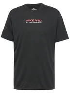 Koszulki sportowe męskie - Nike Koszulka sportowa w kolorze czarnym - miniaturka - grafika 1