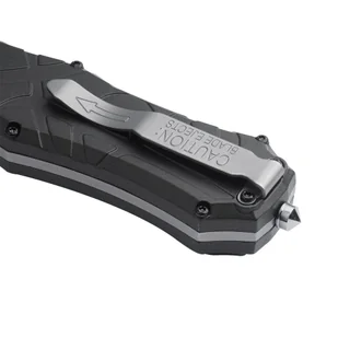 Smith&Wesson - Nóż składany Assisted Opening OTF - AUS-8 - Czarny - SWOTF9TB - Noże - miniaturka - grafika 3