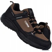 Buty trekkingowe męskie - Buty męskie, sportowe Dk Predator Low Brown M Wodoodporne Softshell - miniaturka - grafika 1
