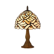 Lampy stojące - Lampa stołowa witrażowa TIFFANY 1X40W E14 224 PREZENT - miniaturka - grafika 1