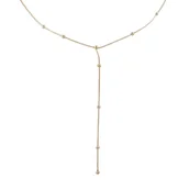 Naszyjniki - Naszyjnik Stal Chirurgiczna Platerowana Złotem Nst2095 - miniaturka - grafika 1