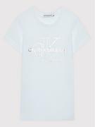 Koszulki dla chłopców - Calvin Klein Jeans T-Shirt Monogram Outline IG0IG01159 Biały Slim Fit - miniaturka - grafika 1