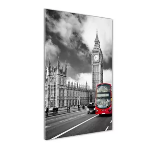 Foto obraz zdjęcie na szkle pionowy Big Ben Londyn - Obrazy i zdjęcia na płótnie - miniaturka - grafika 1