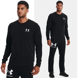 Bluza fitness męska UNDER ARMOUR Rival Terry Crew - Bluzy męskie - miniaturka - grafika 1