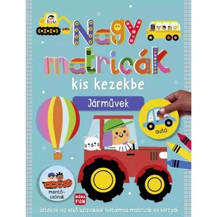 Duże naklejki do małych rączek - Pojazdy - Edukacja przedszkolna - miniaturka - grafika 1