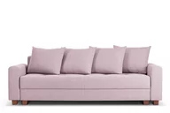 Sofy i kanapy - Sofa trzyosobowa KONSIMO Revo, różowy, 226x97x97 cm - miniaturka - grafika 1