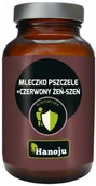 Witaminy i minerały - Hanoju mleczko pszczele + żeń-szeń 500mg 90 kapsułek - miniaturka - grafika 1
