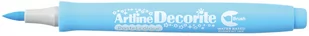 Artline SHACHIHATA Marker permanentny z końcówką pędzelkową Decorite BRUSH AR-035 pastel blue 9550 - Markery permanentne - miniaturka - grafika 1