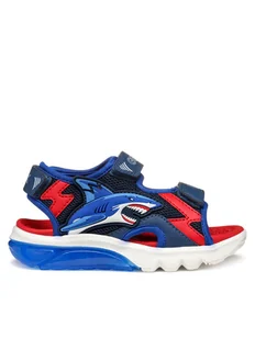 Geox Sandały J Ciberdron B J55MXB 1454 C0735 S Granatowy - Buty dla chłopców - miniaturka - grafika 1