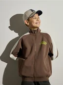 Bluzy dla chłopców - Reserved - Bluza na zamek - brązowy - miniaturka - grafika 1