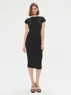 Sukienki - Calvin Klein Sukienka letnia Q-Nova K20K206537 Czarny Slim Fit - miniaturka - grafika 1