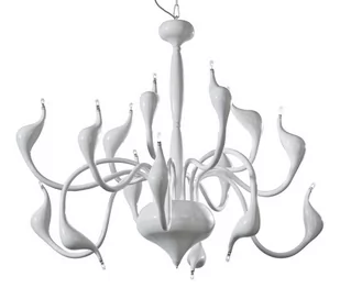 Azzardo Lampa wisząca Snake 2 MP6230-15 Biały (MP 6230-15 WHITE metal white) - Lampy sufitowe - miniaturka - grafika 1