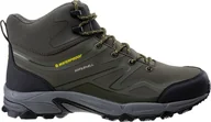 Buty trekkingowe męskie - Buty trekkingowe męskie Hi-Tec Hendon Mid oliwkowe r. 45 - miniaturka - grafika 1