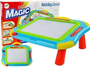 Import LEANToys Tablica Znikopis 2w1 Uchwyt Nóżki Stemple 8532 - Tablice dla dzieci - miniaturka - grafika 2
