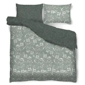 Pościel - Pościel mikrofibra Miss Lucy Noche Pola Green 160x200 cm i 2x70x80 cm - miniaturka - grafika 1