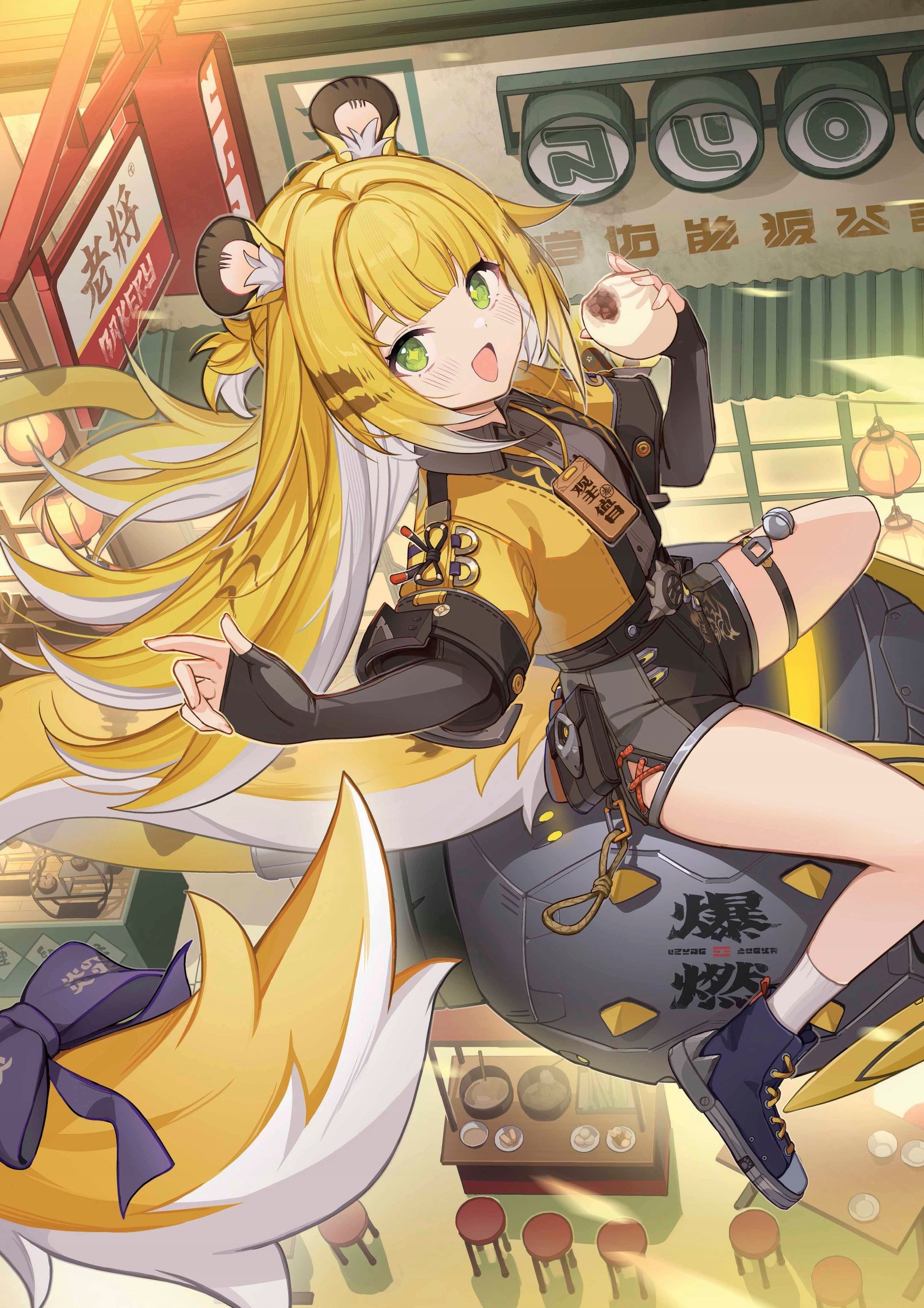 Plakat A3 Zenless Zone Zero Zzz Anime Gra Ju Fufu