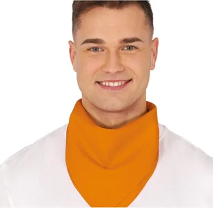 Chusta 53 x 53 cm pomarańczowa - Moda i Uroda OUTLET - miniaturka - grafika 1